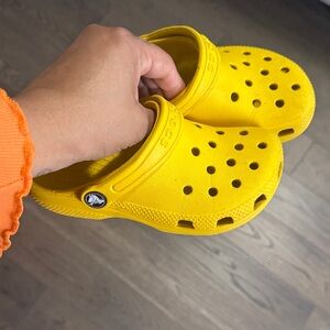 CROCS Kids Bright Yellow Water Shoes